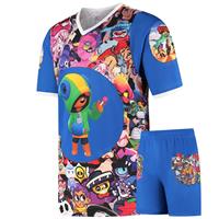 Kingdo Brawl Stars Shirt en Broekje - Voetbaltenue - Kinderen