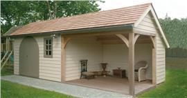 Landelijk tuinhuis LODGE in diverse maten