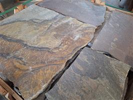 kwartsiet flagstones genuanceerd Brasil Black Gold