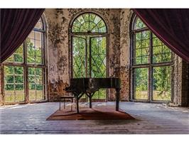 Glasschilderij Piano | S940