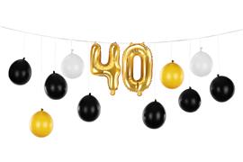 Ballonslinger 3in1 - 40ste verjaardag, mix,