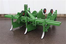 Folielegger 2 rijig, met vast middenelement en ruggenvormers