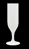 Reusable Solid Color Glasses Reusable Champagne Glasses In White Color 2St