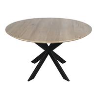 Eiken eettafel Ferris | Rond 130 cm | Naturel