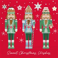 3 Ply Paper Napkins 33X33Cm/Christmas Designs Fsc Sweet Christmas Wishes 3 Ply Paper Napkins 33X33Cm