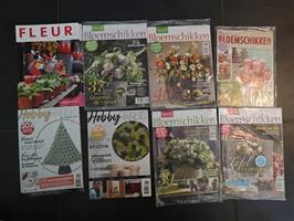 Tijdschriften Bloemschikken en Decoratie Restpartij Set 8 stuks