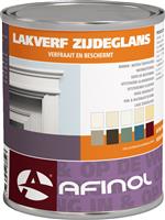 Afinol Zijdeglans Lakverf Standaard Wit (Witste kleur) 750 ml