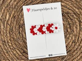 Madeliefjes op alligatorclip (groot) - Ut Malse Arckeldurp - carnaval