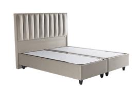 Opberg Boxspring Gold – Taupe Velvet (Zonder Matras) 140X200