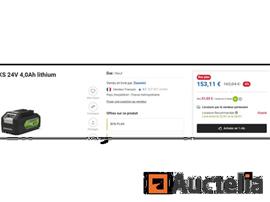 GREENWORKS 24 V 4 Ah lithiumbatterij