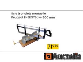 Handmatige verstekzaag 600 mm PEUGEOT ENERGYSaw-600