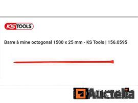 Achthoekig gehard stalen loden staaf 150 cm KS TOOLS 156.0595