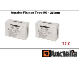 10000 FIXMAN Type 90 Nieten - 25 mm