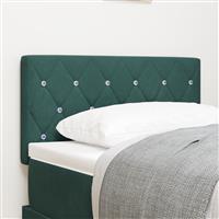 vidaXL Hoofdbord met kristallen knopen 80 cm fluweel donkergroen