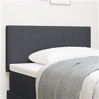 vidaXL Hoofdbord effen 100 cm ribfluweel donkergrijs