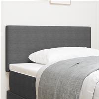 vidaXL Hoofdbord effen 100 cm ribfluweel lichtgrijs
