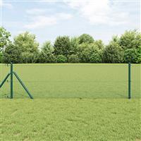 vidaXL Gelaste Draadomheining Groen 0,4 x 10 m Staal