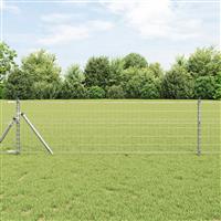 vidaXL Euro Hek 0.8x25 m Gegalvaniseerd Staal