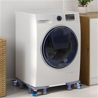 vidaXL Wasmachinesokkel Grijs 67 x 67 x 12 cm Metaal