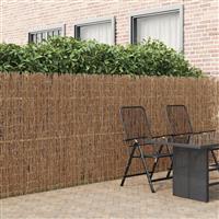 vidaXL Tuinscherm 600x150 cm kreupelhout