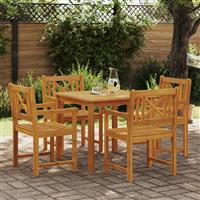 vidaXL 5-delige Tuinset massief acaciahout