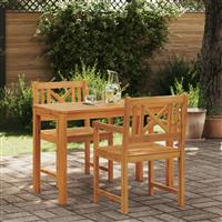 vidaXL Ligbedden 2 stuks 56x56x90 cm Massief Acaciahout