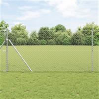 vidaXL Kettinglink Omheining 1.2x10 m Gegalvaniseerd Staal