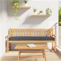vidaXL Pallet Kussen Set 2 pcs Antraciet 180 x 40 x 8 cm