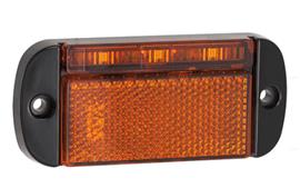 LED Autolamps Zijmarkeringslamp LED 100x44x12 84mm oranje 50cm kabel, open draadeind IP67 12/24 V