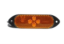 Vignal Group Zijmarkeringslamp LED 126x36x15 110mm oranje 150cm kabel, 1.5mm² Superseal connector IP