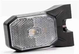 Fristom LED markeringslamp wit schuifconnectoren 12-24V