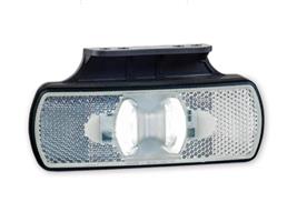 Horpol LED breedtelicht wit 0.5m kabel, open eind 12-24V