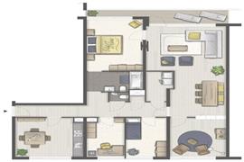 Appartement Groningensingel in Arnhem