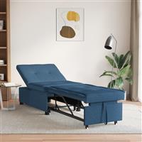 vidaXL Uittrekbaar 3-in-1 Sofa Bed Blauw