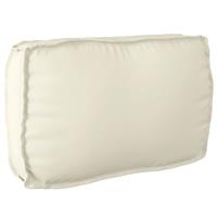 vidaXL Palletkussen rugleuning 70x40x12 cm oxford stof crèmekleurig