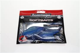 Rozemeijer softbaits flash-tail 13cm blauw | 4 st | shads