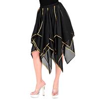 ZWARTE ROK VAN CHIFFON