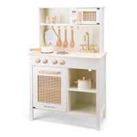 Speelkeuken Rotan - met accessoires Wit