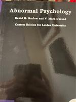 Custom Abnormal Psychology
