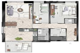 Appartement Alfabetweg in Leiden