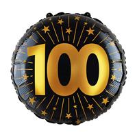 Foilballoon 18 - 100 Golden Celebrations