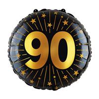 Foilballoon 18 - 90 Golden Celebrations