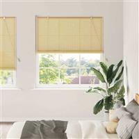 vidaXL Raambuiten & Gordijnen Naturel 140 x 220 cm Bamboe