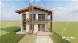 Double Story House Design in Suriname