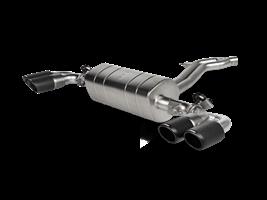 dit betreft een Akrapovic Porsche cayenne / Cayenne e-hybrid coupe uitlaat systeem