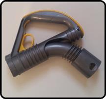 Dyson DC08 pistoolgreep grijs-geel gebruikt