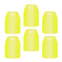 L-style Champagne Ring Caps Yellow ( 6 stuks )