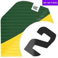 Target Pro Ultra Chicane 3-Pack Flights Groen