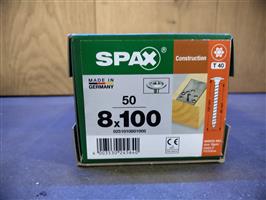 Spax Tellerkop Gegalvaniseerd 8x100mm