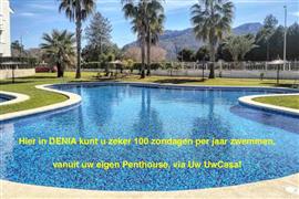 Uw Penthouse in DENIA bij zee met parking